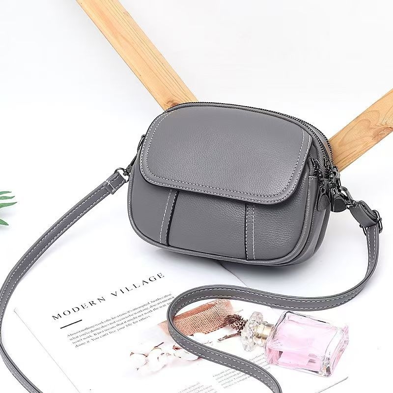 Damska torba cross-border, lagani luksuz, novi stil, svestrana ramena crossbody, višeslojna retro mala torba