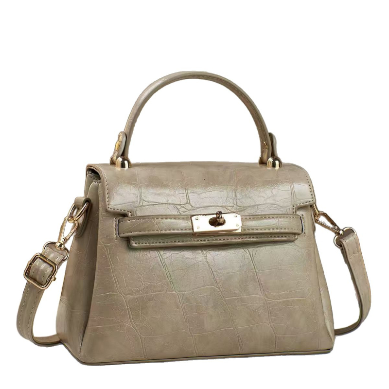 Mini Kelly torbica u retro stilu za žene, PU, mala veličina, crossbody/ramenska torba, proljetna kolekcija 2024