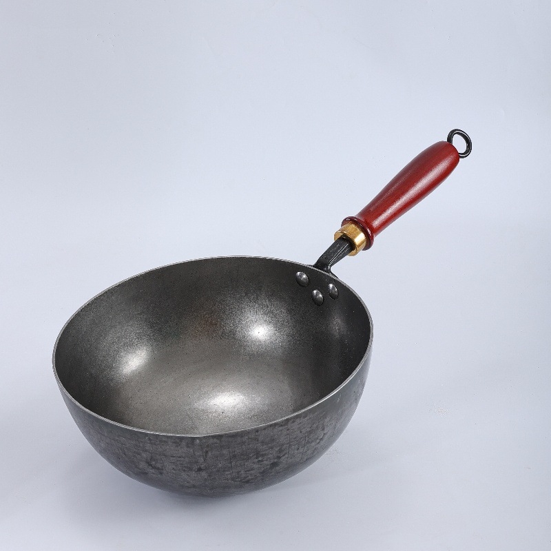 Oală mică de fier neacoperită pentru lapte, cu finisaj oglindă, fontă turnată la cald, potrivită pentru plită