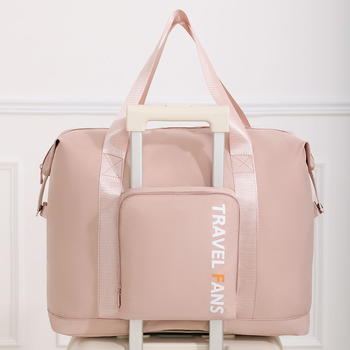 Sklopiva putna torba, 20-35L, velika kapaciteta, kompatibilna s koferima na kotačićima, višenamjenska tote torba, unisex, gradski minimalistički dizajn