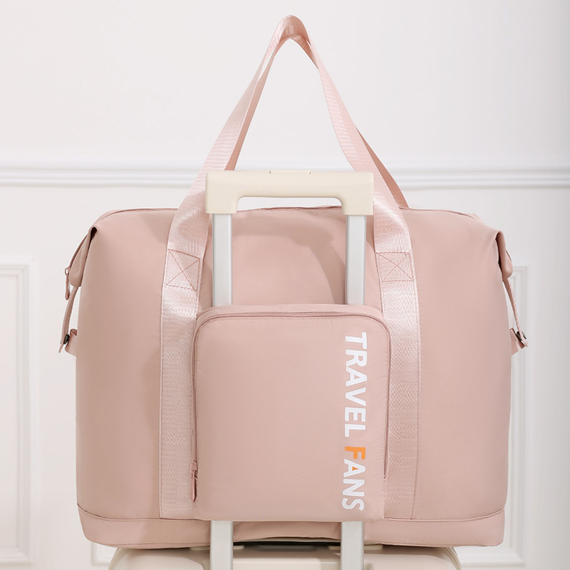 Sklopiva putna torba, 20-35L, velika kapaciteta, kompatibilna s koferima na kotačićima, višenamjenska tote torba, unisex, gradski minimalistički dizajn