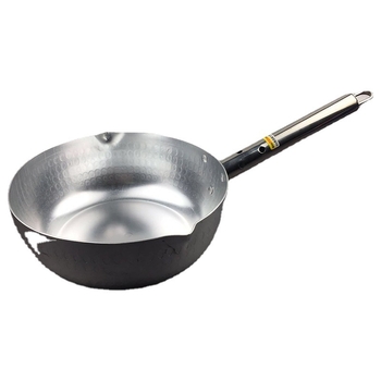 Oală de lapte din aluminiu cu mâner din oțel inoxidabil, stil japonez, antiaderent, fund întărit, potrivit pentru aragaz cu gaz