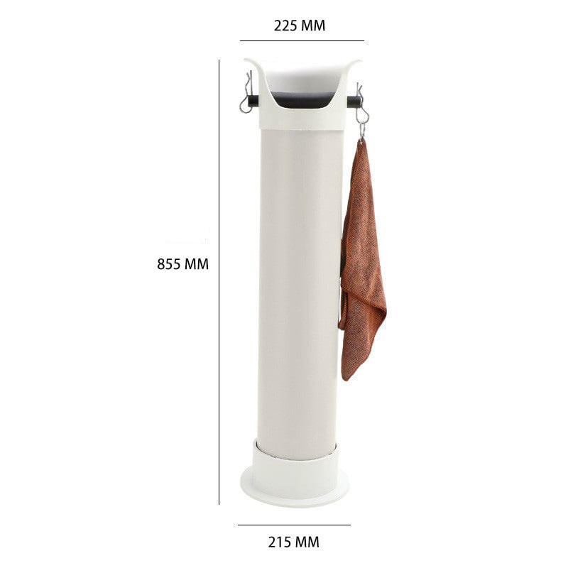 Container vertical pentru zaț de cafea, cu logo – knock box comercial actualizat