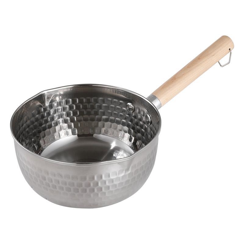 Mini oală de lapte din oțel inoxidabil, fără strat – pentru hrana bebelușilor, supă și tăiței instant