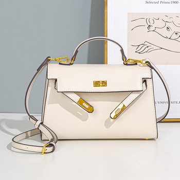 i'Mok ženska torbica nišnog dizajna, lagana luksuzna torba Kelly, 2023 novi model, preko ramena i crossbody, srednja veličina, PU koža