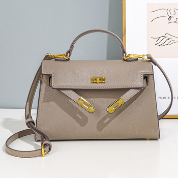 i'Mok ženska torbica nišnog dizajna, lagana luksuzna torba Kelly, 2023 novi model, preko ramena i crossbody, srednja veličina, PU koža