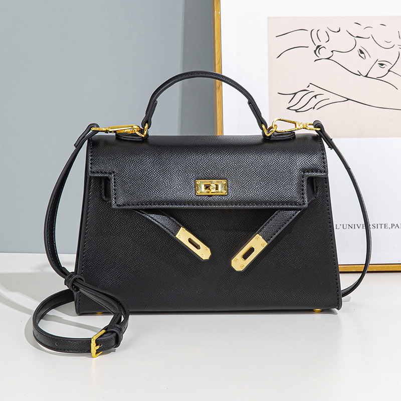 i'Mok ženska torbica nišnog dizajna, lagana luksuzna torba Kelly, 2023 novi model, preko ramena i crossbody, srednja veličina, PU koža