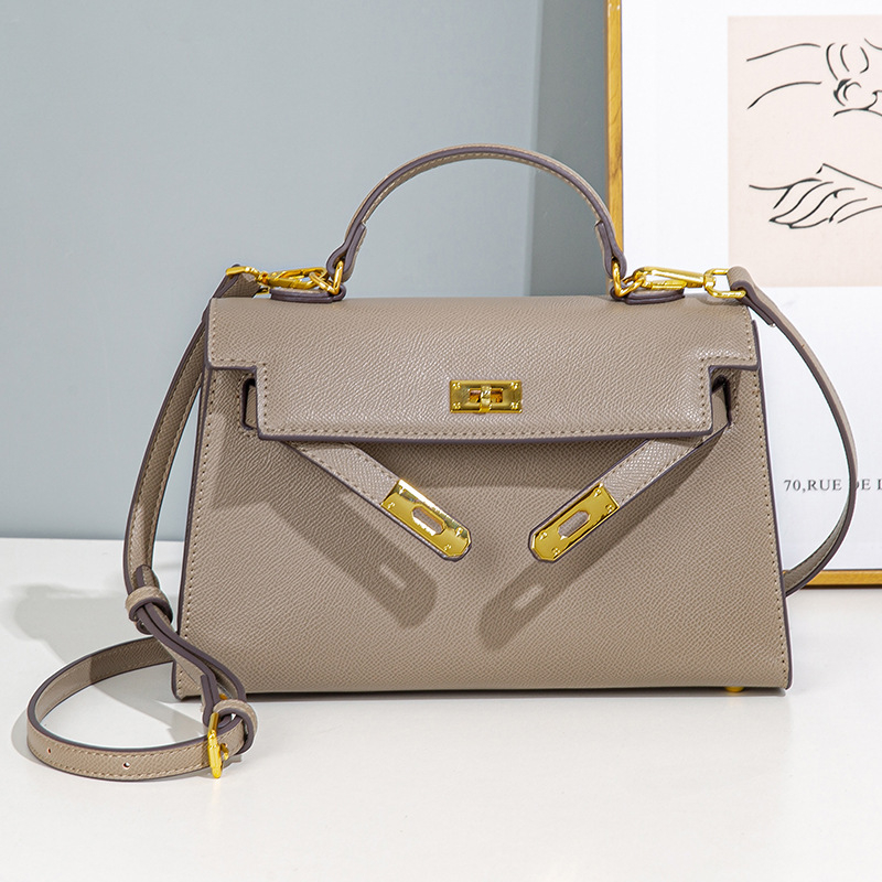 i'Mok ženska torbica nišnog dizajna, lagana luksuzna torba Kelly, 2023 novi model, preko ramena i crossbody, srednja veličina, PU koža