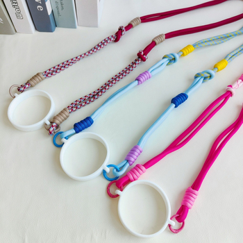 Bretea împletită lungă pentru sticle de apă, curea crossbody compatibilă cu cănile izolate Stanley, șnur pentru pahare cu gheață și inele pentru pahare