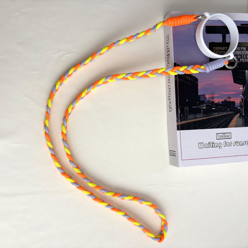 Bretea împletită lungă pentru sticle de apă, curea crossbody compatibilă cu cănile izolate Stanley, șnur pentru pahare cu gheață și inele pentru pahare