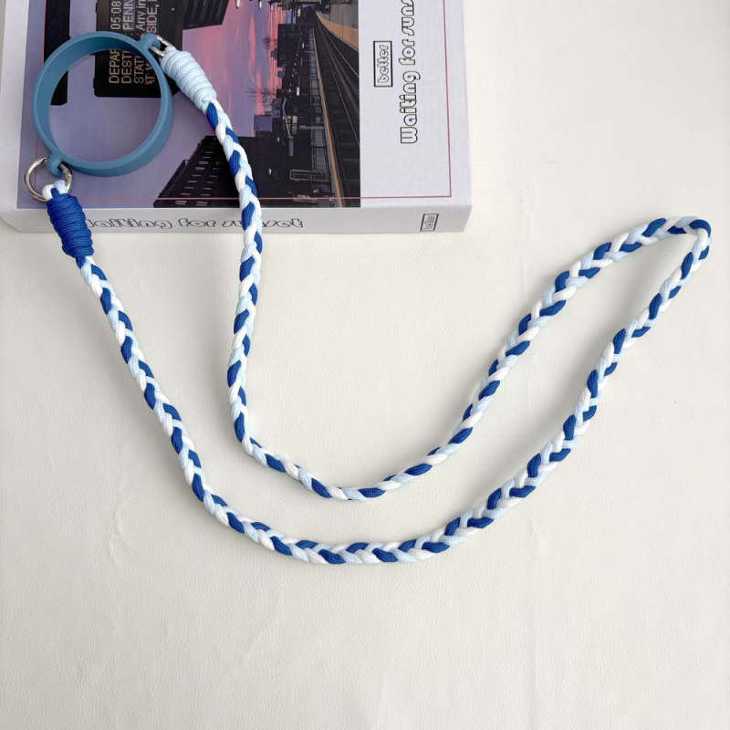 Bretea împletită lungă pentru sticle de apă, curea crossbody compatibilă cu cănile izolate Stanley, șnur pentru pahare cu gheață și inele pentru pahare