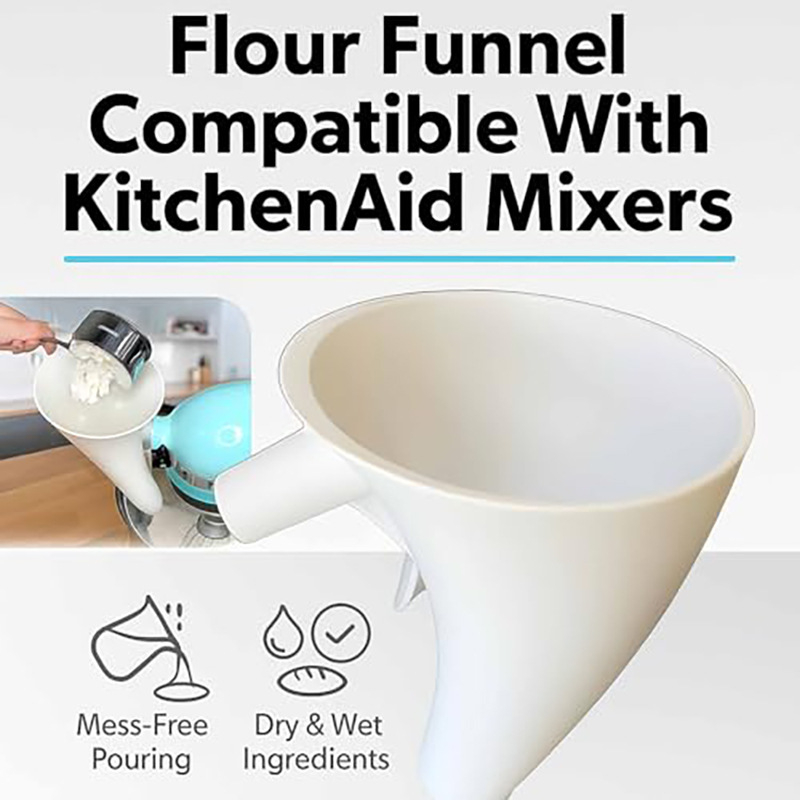 Funnel pentru făină pentru amestecător KitchenAid Artisan KSM150