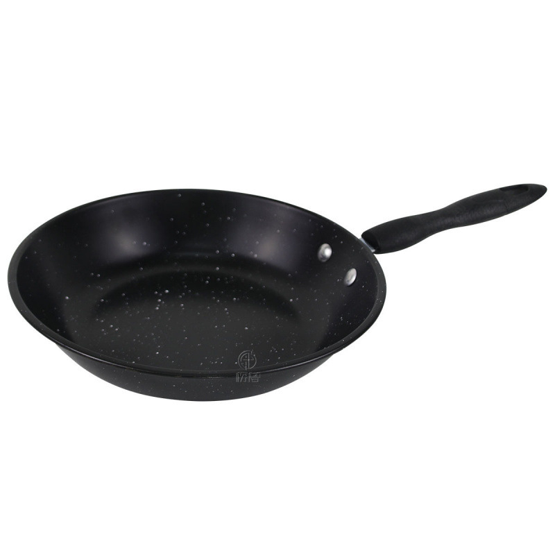 Tigaie antiaderentă în stil coreean, fund plat, 23–26 cm, bază din aluminiu