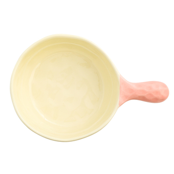 Vas ceramic pentru supă, cu două mâneri, utilizare casnică; potrivit pentru coacere și prăjire; bol pentru salate și fructe; compatibil cu cuptor cu microunde; compatibil cu cuptor cu aer cald