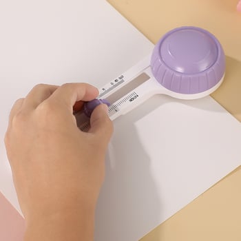 Tăietor de cerc – Tăietor manual pentru hârtie, pentru meșteșuguri și felicitări (format A4)