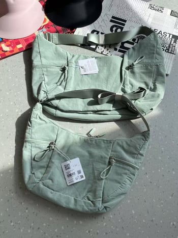 Slouchy Sling Croissant torba, crossbody za žene, 6L mala i 13L velika dumpling stil torba, svakodnevna torba za rame