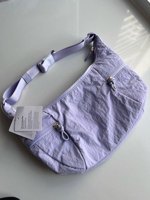 Slouchy Sling Croissant torba, crossbody za žene, 6L mala i 13L velika dumpling stil torba, svakodnevna torba za rame