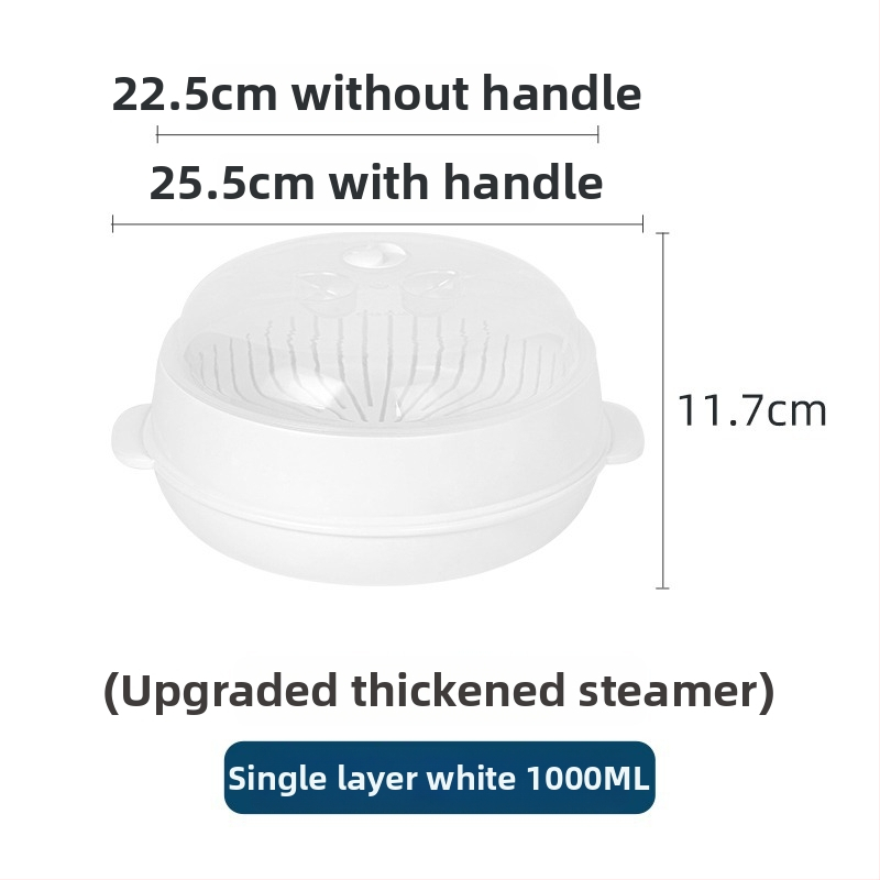 Camellia Vas de aburi pentru microunde 1000 ml – ustensil alimentar pentru încălzirea prânzului, model 2701