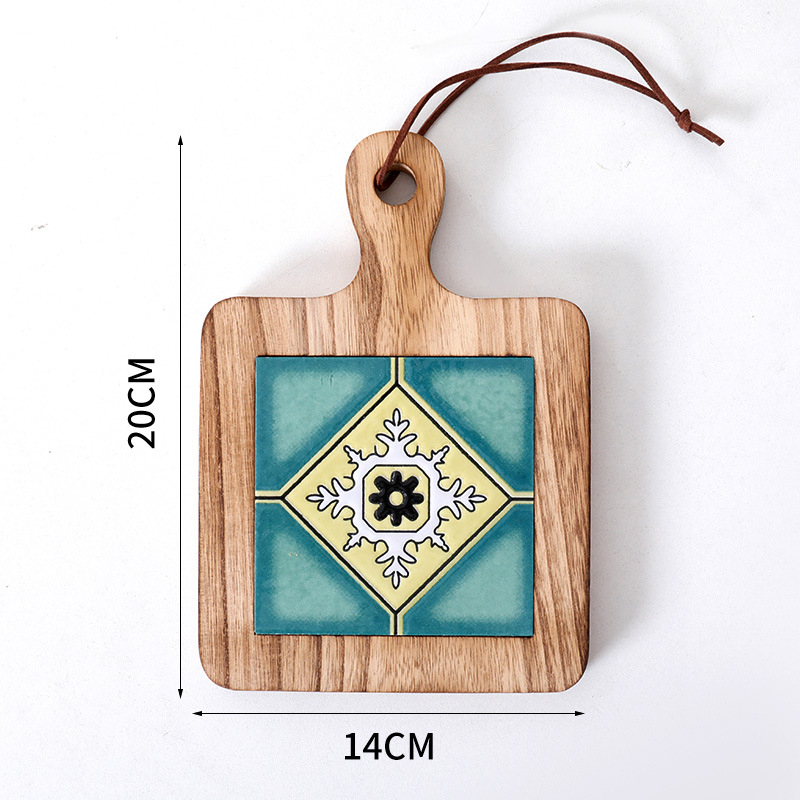 Set ceramic pentru masă: plăci și suporturi ceramice, izolație termică, protecție împotriva arsurilor, pentru oale, supe, cești, farfurii