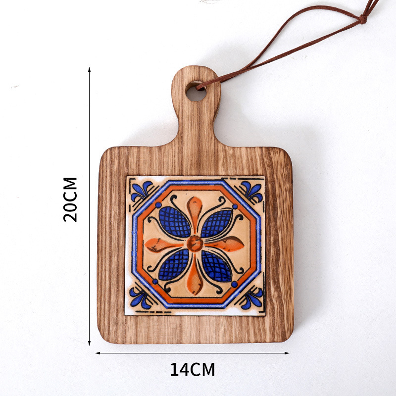 Set ceramic pentru masă: plăci și suporturi ceramice, izolație termică, protecție împotriva arsurilor, pentru oale, supe, cești, farfurii