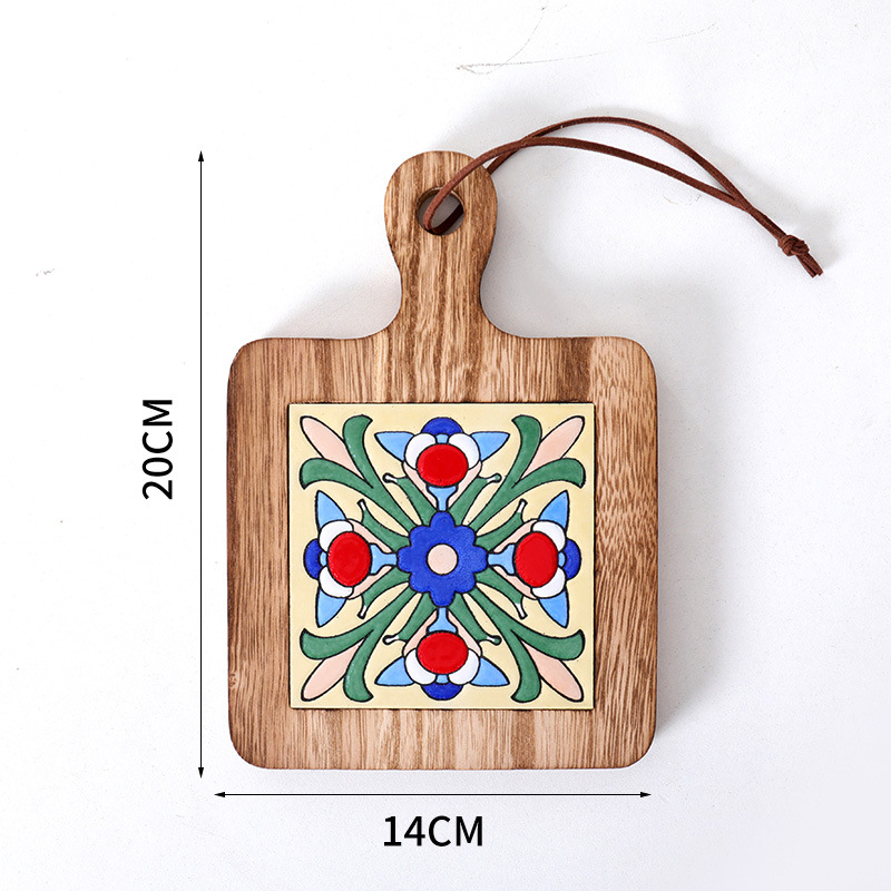 Set ceramic pentru masă: plăci și suporturi ceramice, izolație termică, protecție împotriva arsurilor, pentru oale, supe, cești, farfurii