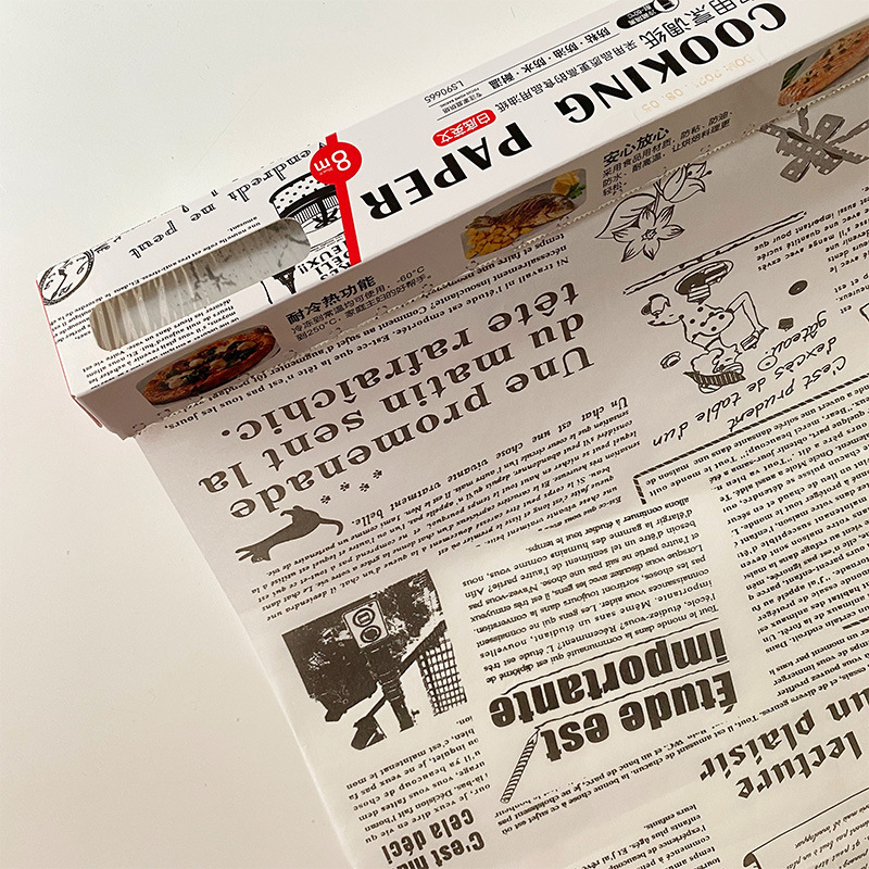 Hârtie de copt cu silicon, absorbantă de ulei, pentru friteuză cu aer și cuptor