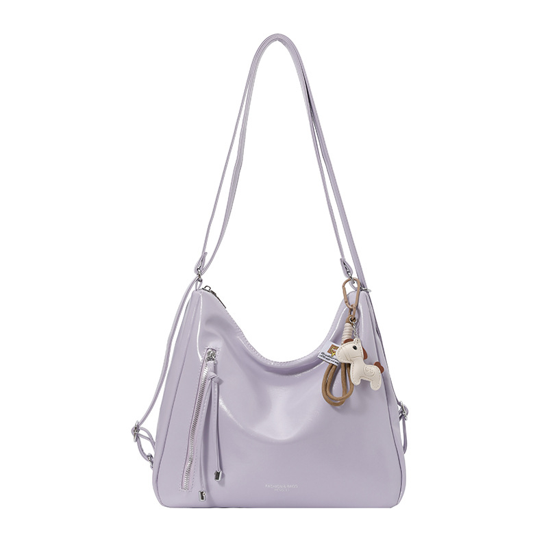 Ženska PU torba s velikom kapacitetom, višezipni dizajn, crossbody torba za svakodnevnu upotrebu, jednostavan i svestran stil