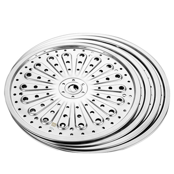 Raft de aburi din oțel inoxidabil 304 pentru uz casnic — tavă de aburi și grilaj pentru wok cu placă groasă