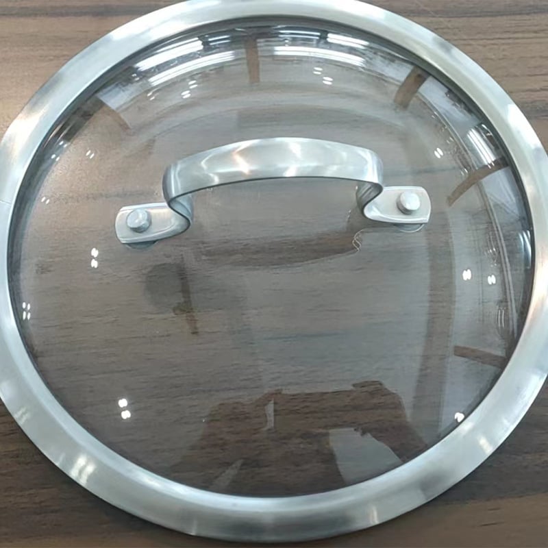 Set de capace din oțel inoxidabil transparent, pentru uz casnic, capac universal pentru oale de supă și pentru gătit la abur.