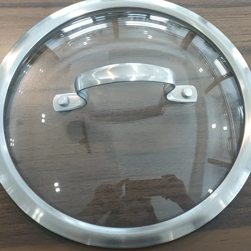 Set de capace din oțel inoxidabil transparent, pentru uz casnic, capac universal pentru oale de supă și pentru gătit la abur.