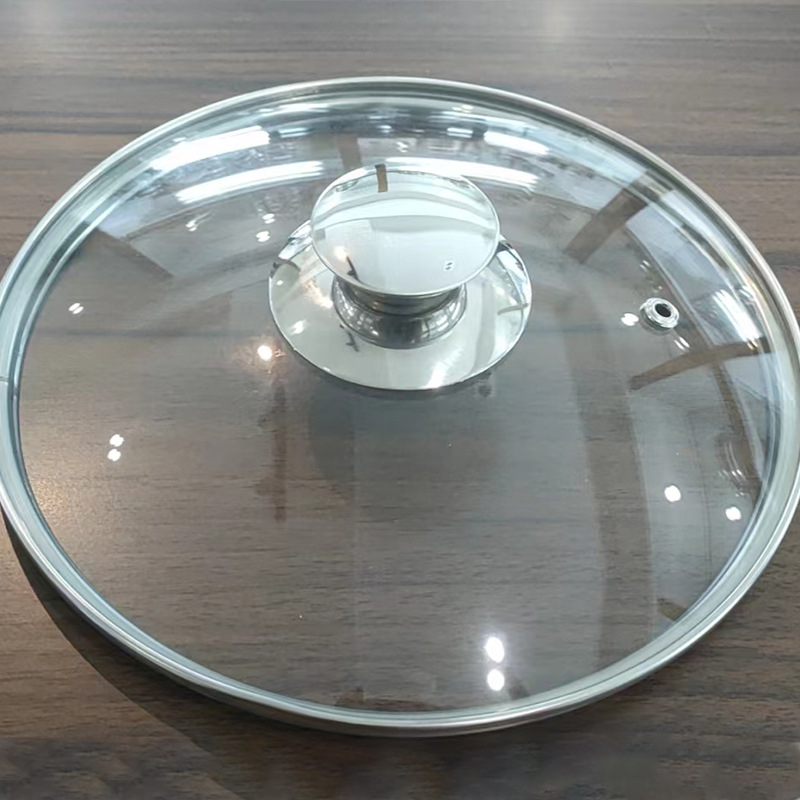 Set de capace din oțel inoxidabil transparent, pentru uz casnic, capac universal pentru oale de supă și pentru gătit la abur.