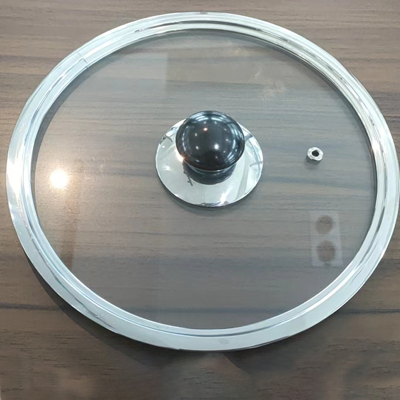 Set de capace din oțel inoxidabil transparent, pentru uz casnic, capac universal pentru oale de supă și pentru gătit la abur.