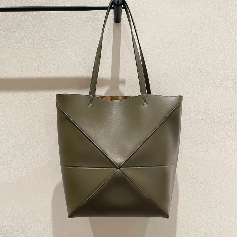 Sklopiva kožna tote torba s geometrijskim dizajnom, ženska bucket torba s jednim naramenicom