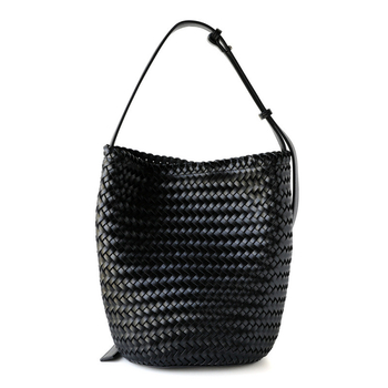 Ženska ručno tkana torba tip bucket, nišnog visokokvalitetnog casual stila, francuski retro dizajn, za svakodnevnu upotrebu, remen za rame ili crossbody