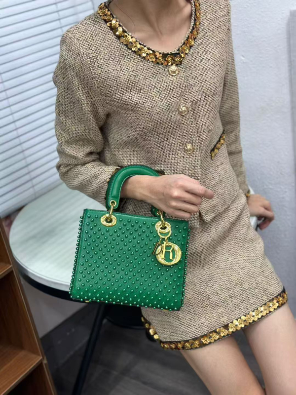 Diana torba s nitima, 2025 novi model, ženska torba za rame i crossbody, od prave kože