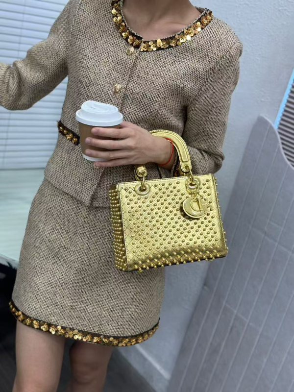 Diana torba s nitima, 2025 novi model, ženska torba za rame i crossbody, od prave kože