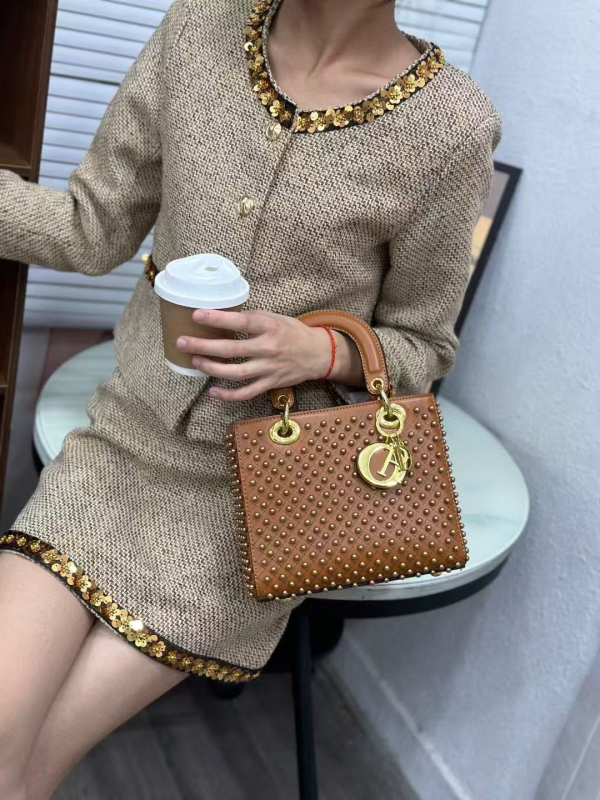 Diana torba s nitima, 2025 novi model, ženska torba za rame i crossbody, od prave kože