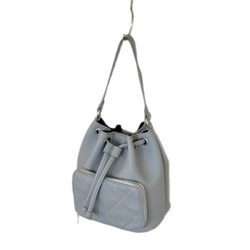 Ženska teksturirana mini bucket torbica od PU kože, kvilting uzorak, 2026 nova moda za svakodnevno nošenje, torba za ručno nošenje i crossbody