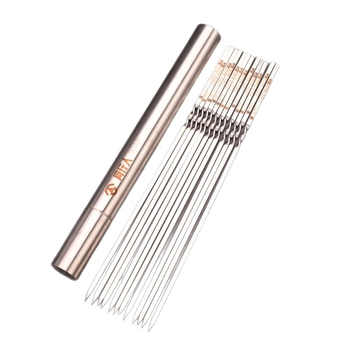 Set țeavă de depozitare pentru frigărui BBQ din oțel inoxidabil 304