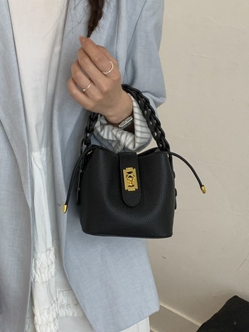 Ženska torba od PU kože tipa kanta, model 26, popularna, svakodnevni stil, za rame ili crossbody