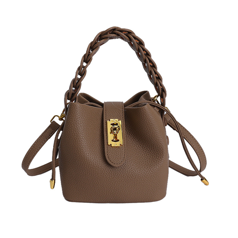 Ženska torba od PU kože tipa kanta, model 26, popularna, svakodnevni stil, za rame ili crossbody