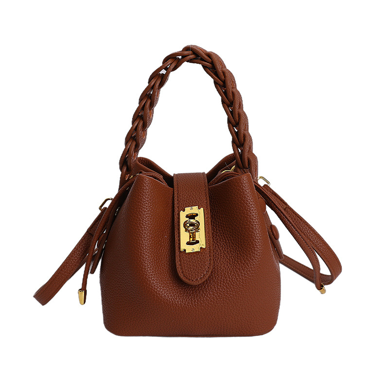 Ženska torba od PU kože tipa kanta, model 26, popularna, svakodnevni stil, za rame ili crossbody