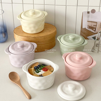 Oală ceramică pentru o singură porție cu abur