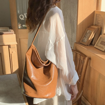 Ljetna moda velika kapaciteta kanta torba, korejski stil, minimalistička torba preko ramena za žene