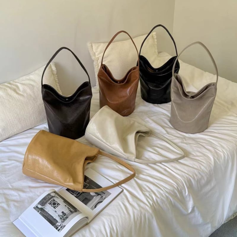 Ljetna moda velika kapaciteta kanta torba, korejski stil, minimalistička torba preko ramena za žene