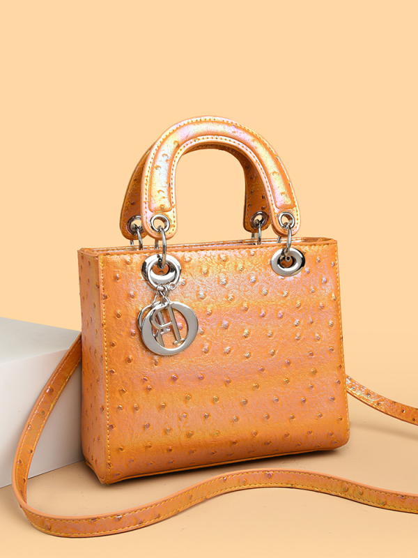 Ženska torbica za rame s motivom ovčjeg uzorka, rombo izvezen, PU materijal, luksuzna crossbody torba
