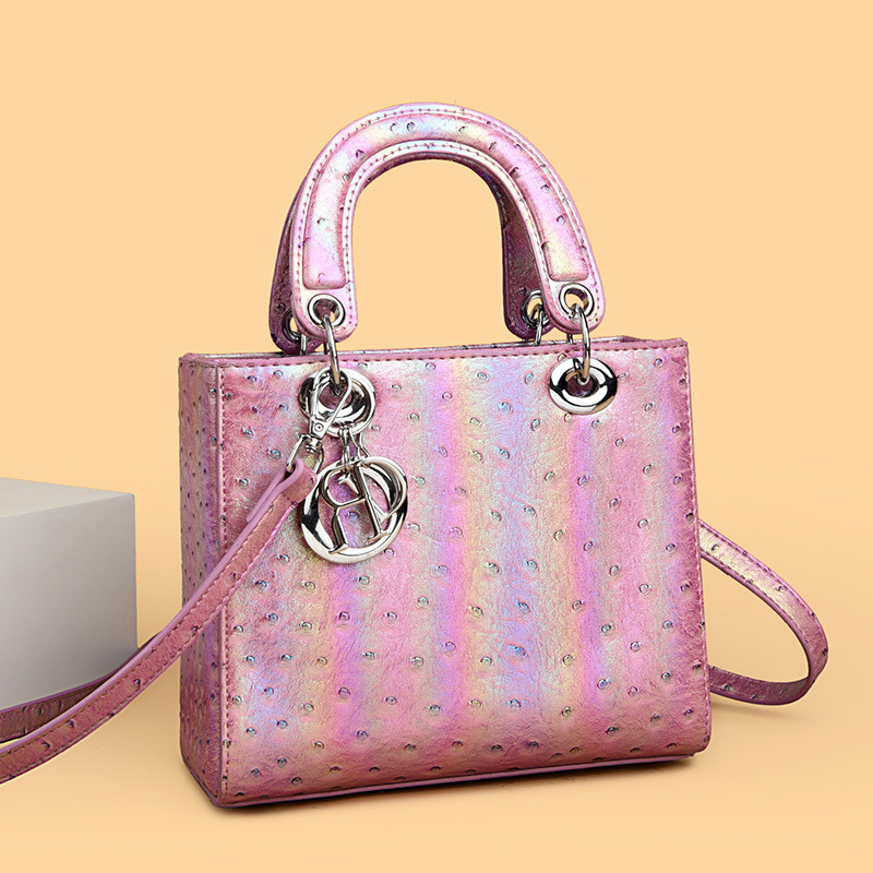 Ženska torbica za rame s motivom ovčjeg uzorka, rombo izvezen, PU materijal, luksuzna crossbody torba
