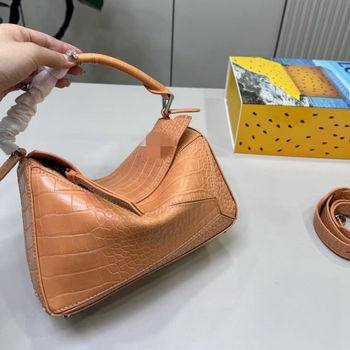 Diana torbica od kože prvog sloja s uzorkom krokodila, vrhunski dizajn, svestrana crossbody torba za žene