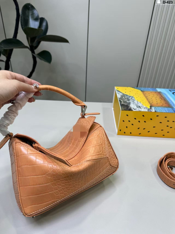 Diana torbica od kože prvog sloja s uzorkom krokodila, vrhunski dizajn, svestrana crossbody torba za žene