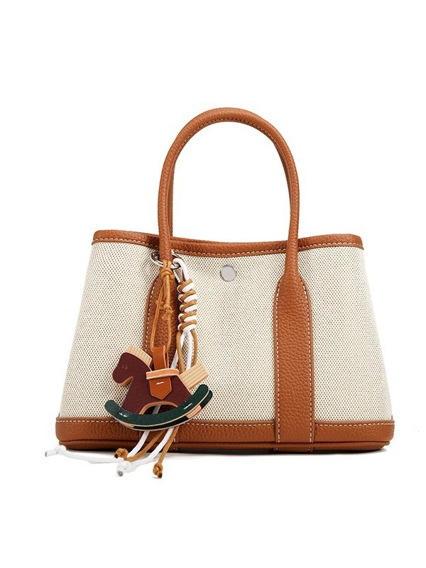 2025 Vrtna bucket torbica s kontrastnim bojama, svakodnevna torba, crossbody stil, svestrana